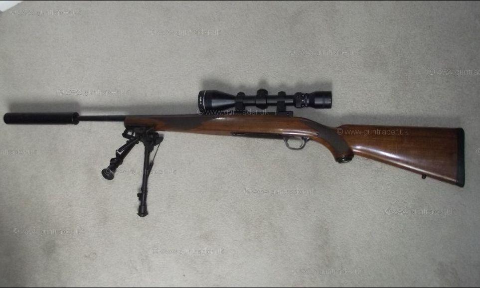 ruger 243 stainless rifle